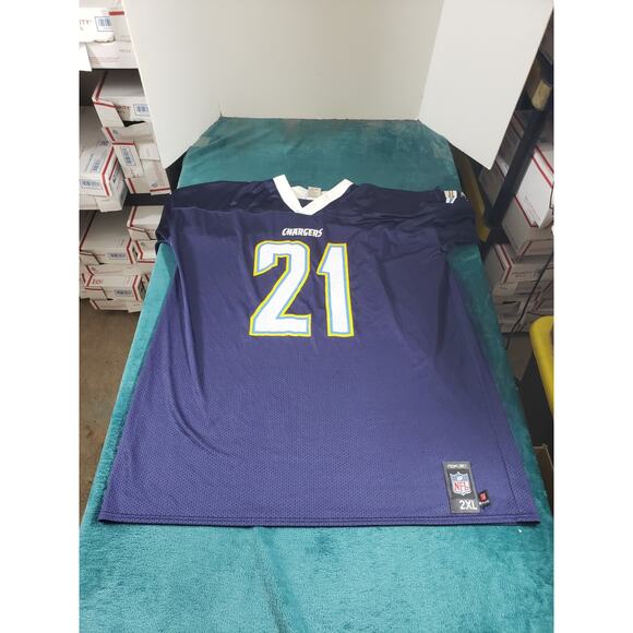Ladainian Tomlinson San Diego Chargers Jersey Size 2XL XXL Men Blue Football NFL - Picture 1 of 9
